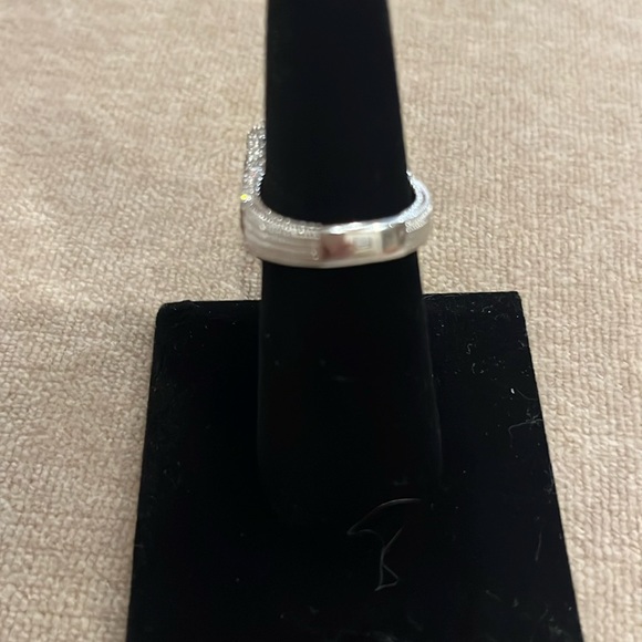 Judith Ripka - Amethyst Pink Quartz Sterling Silver Ring Size 6.75 - Picture 9 of 16